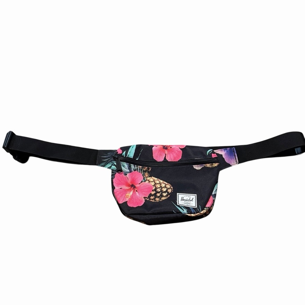 Herschel Supply Co. Pineapple Floral Fifteen Waist Pack Black View 2